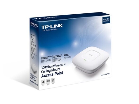 Access Point|TP-LINK|Omada|300 Mbps|IEEE 802.11b|IEEE 802.11g|IEEE 802.11n|1xRJ45|Number of antennas 2|EAP110 3