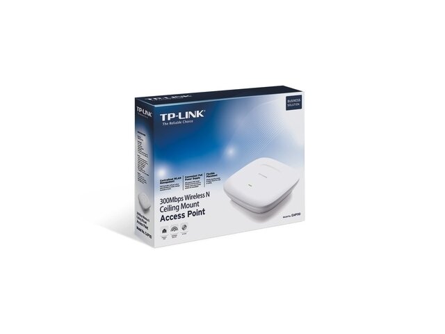 Access Point|TP-LINK|Omada|300 Mbps|IEEE 802.11b|IEEE 802.11g|IEEE 802.11n|1xRJ45|Number of antennas 2|EAP110 5
