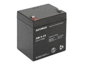 BATTERY 12V 5AH VRLA/AM5-12T2 ACUMAX EMU BATTERY 12V 5AH VRLA/AM5-12T2 ACUMAX EMU
