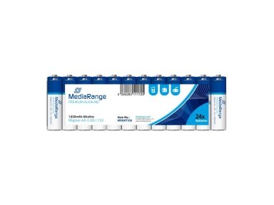 BATTERY ALKALINE AA 1.5V/24PCS MRBAT106 MEDIARANGE