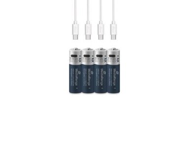 BATTERY RECH. LI-ION AAA 1.5V/500MAH 4P MRBAT160 MEDIARANGE