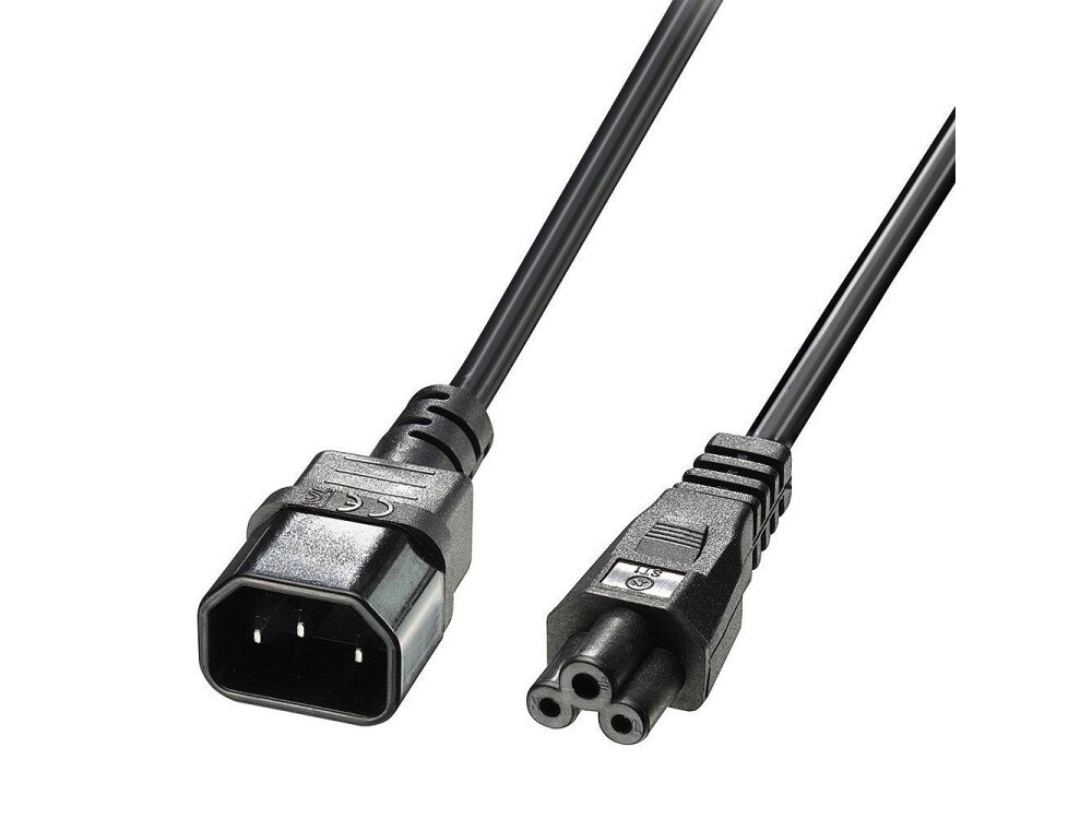 CABLE POWER IEC C14 TO IEC C5/2M 30341 LINDY