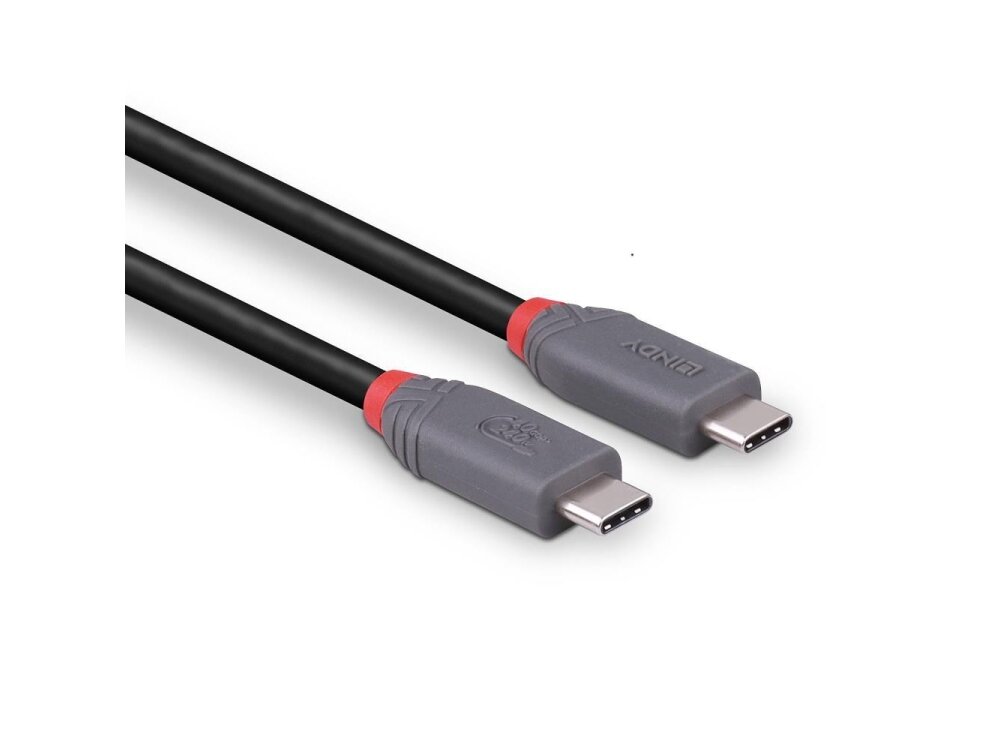 CABLE USB4 240W TYPE C 1.5M/40GBPS ANTHRA LINE 36957 LINDY 2