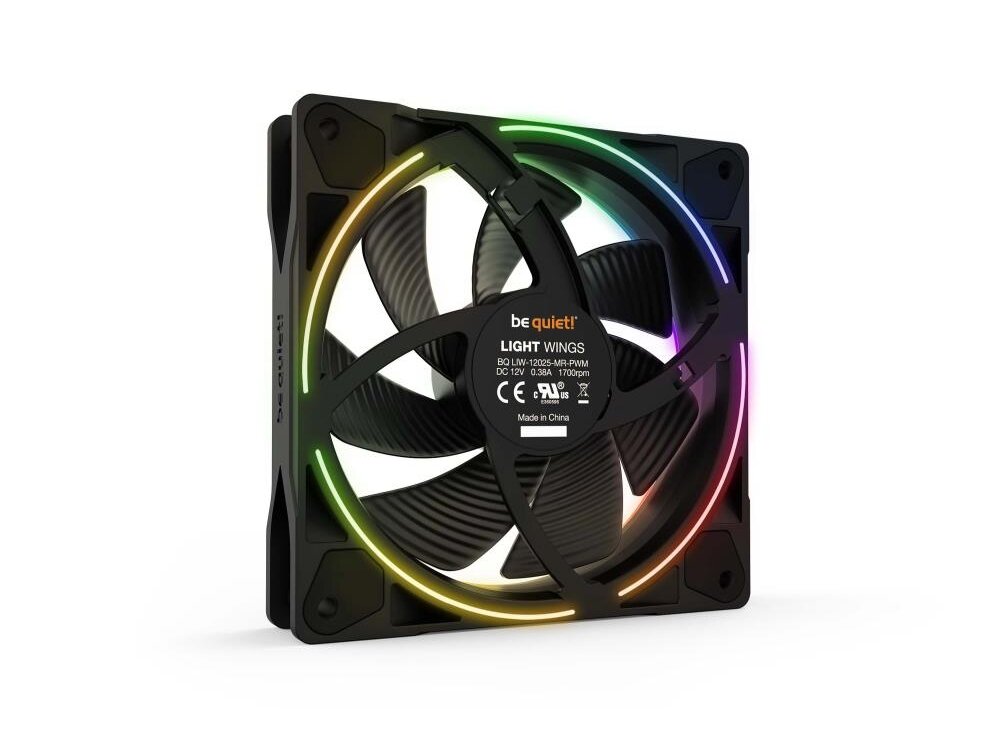 CASE FAN 120MM LIGHT WINGS/BL072 BE QUIET 2 CASE FAN 120MM LIGHT WINGS/BL072 BE QUIET 2