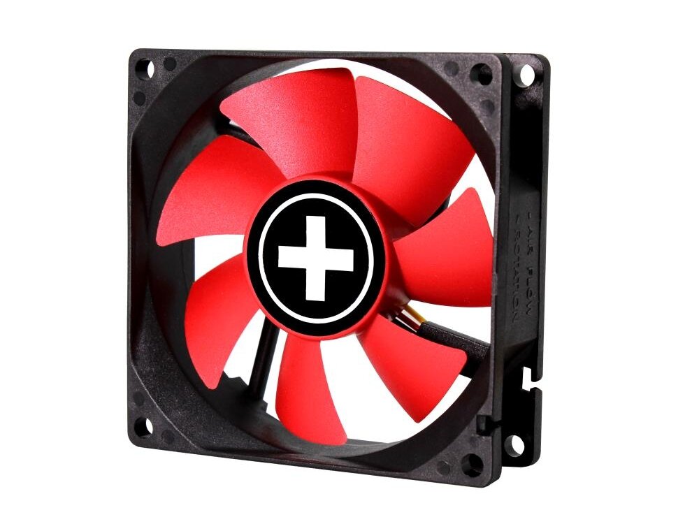CASE FAN 80MM REDWING 3PIN+4P/12V XF037 XILENCE 2