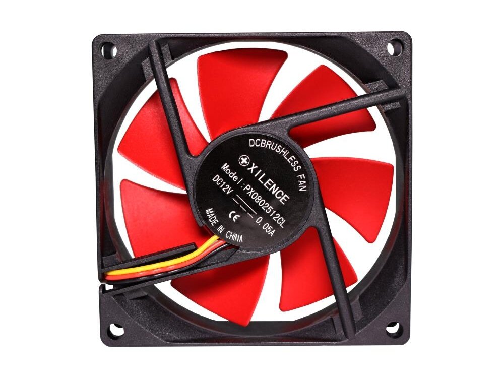 CASE FAN 80MM REDWING 3PIN+4P/12V XF037 XILENCE 3 CASE FAN 80MM REDWING 3PIN+4P/12V XF037 XILENCE 3