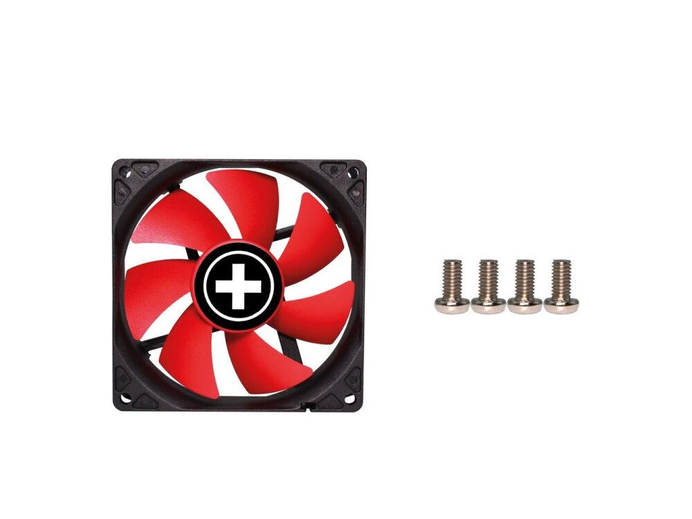 CASE FAN 92MM REDWING 3PIN+4P/12V XF038 XILENCE 5