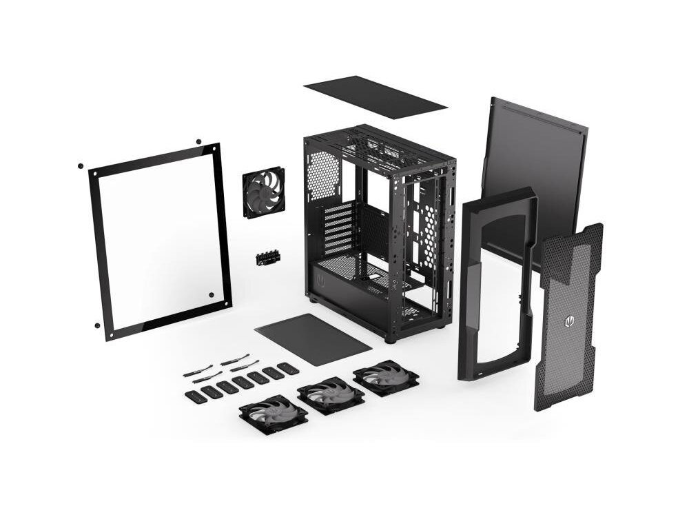 CASE MIDITOWER ATX W/O PSU/REGNUM400 ARGB EY2A009 ENDORFY 6