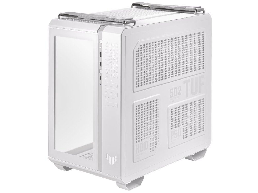 Case|ASUS|TUF Gaming GT502|MidiTower|Case product features Transparent panel|Not included|ATX|MicroATX|MiniITX|Colour White|GAMGT502PLUS/TGARGBWH 3