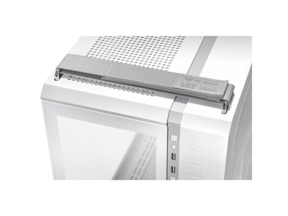 Case|ASUS|TUF Gaming GT502|MidiTower|Case product features Transparent panel|Not included|ATX|MicroATX|MiniITX|Colour White|GAMGT502PLUS/TGARGBWH 5