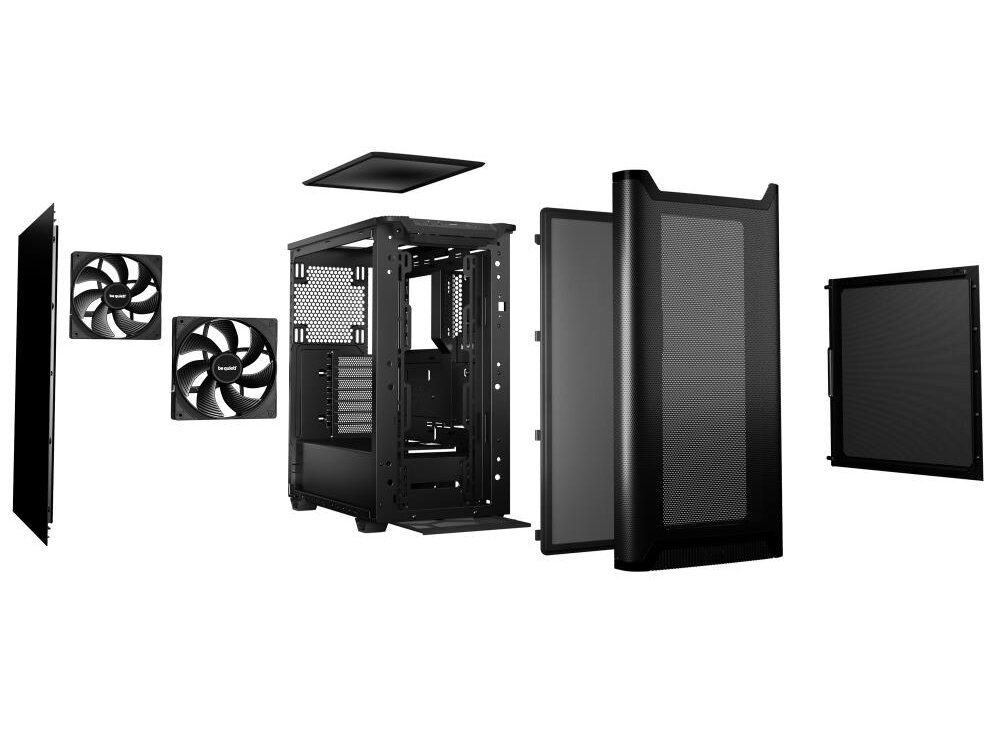 Case|BE QUIET|PURE BASE 501|MidiTower|Not included|ATX|MicroATX|MiniITX|Colour Black|BG074 2 Case|BE QUIET|PURE BASE 501|MidiTower|Not included|ATX|MicroATX|MiniITX|Colour Black|BG074 2
