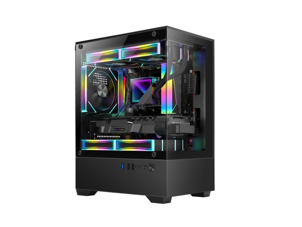 Case|GOLDEN TIGER|Raider SL-2|MiniTower|Case product features Transparent panel|Not included|MicroATX|Colour Black|RAIDERSL-2 Case|GOLDEN TIGER|Raider SL-2|MiniTower|Case product features Transparent panel|Not included|MicroATX|Colour Black|RAIDERSL-2