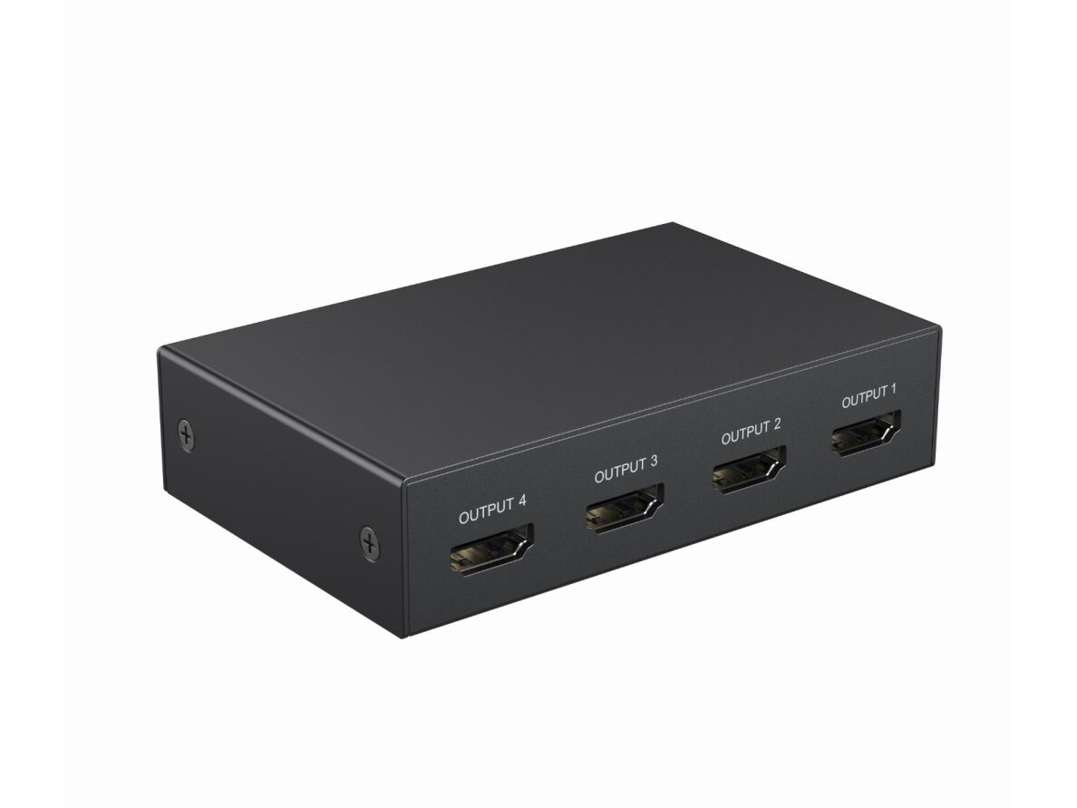 CABLE HDMI SPLITTER 4PORTS/DSP-HDMI4K-4P-01 GEMBIRD