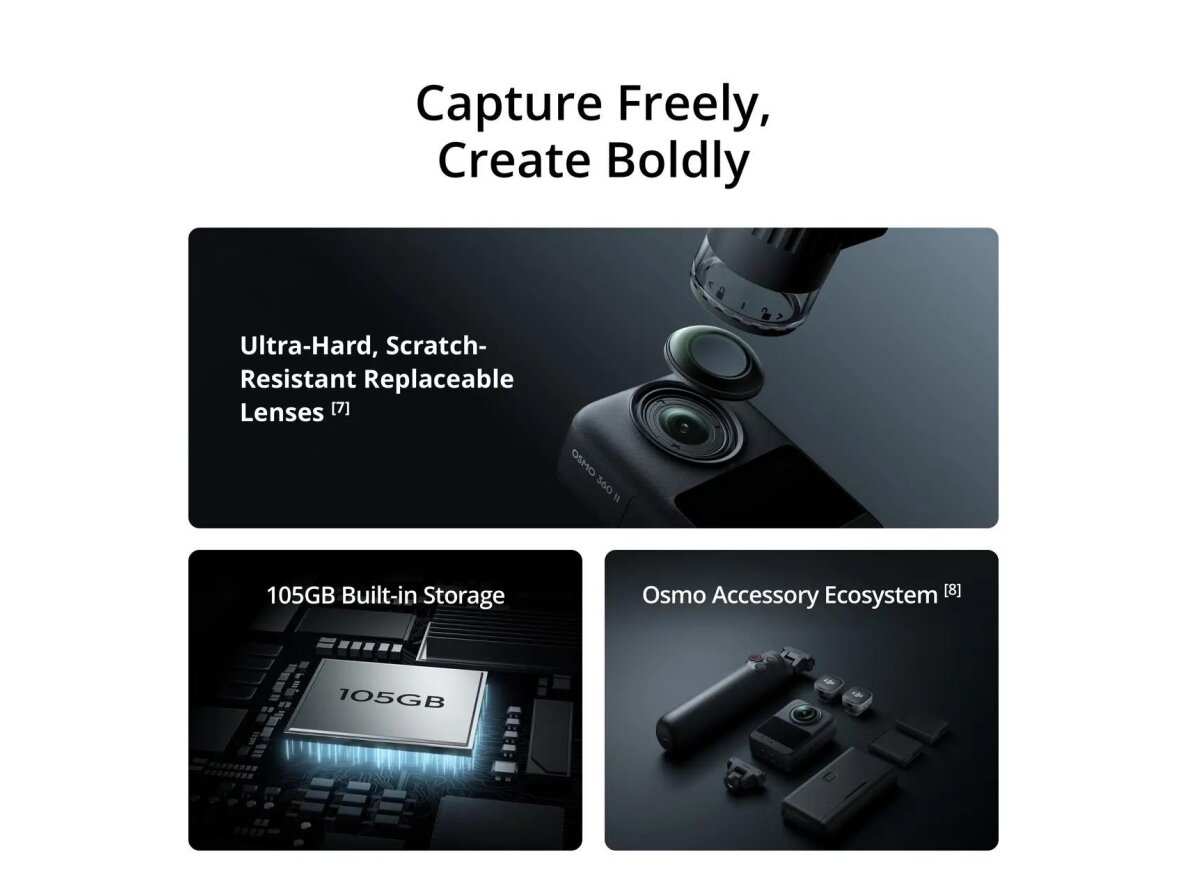 CAMERA OSMO 360 II ADVENTURE/COMBO CP.OS.00000636 DJI 6 CAMERA OSMO 360 II ADVENTURE/COMBO CP.OS.00000636 DJI 6