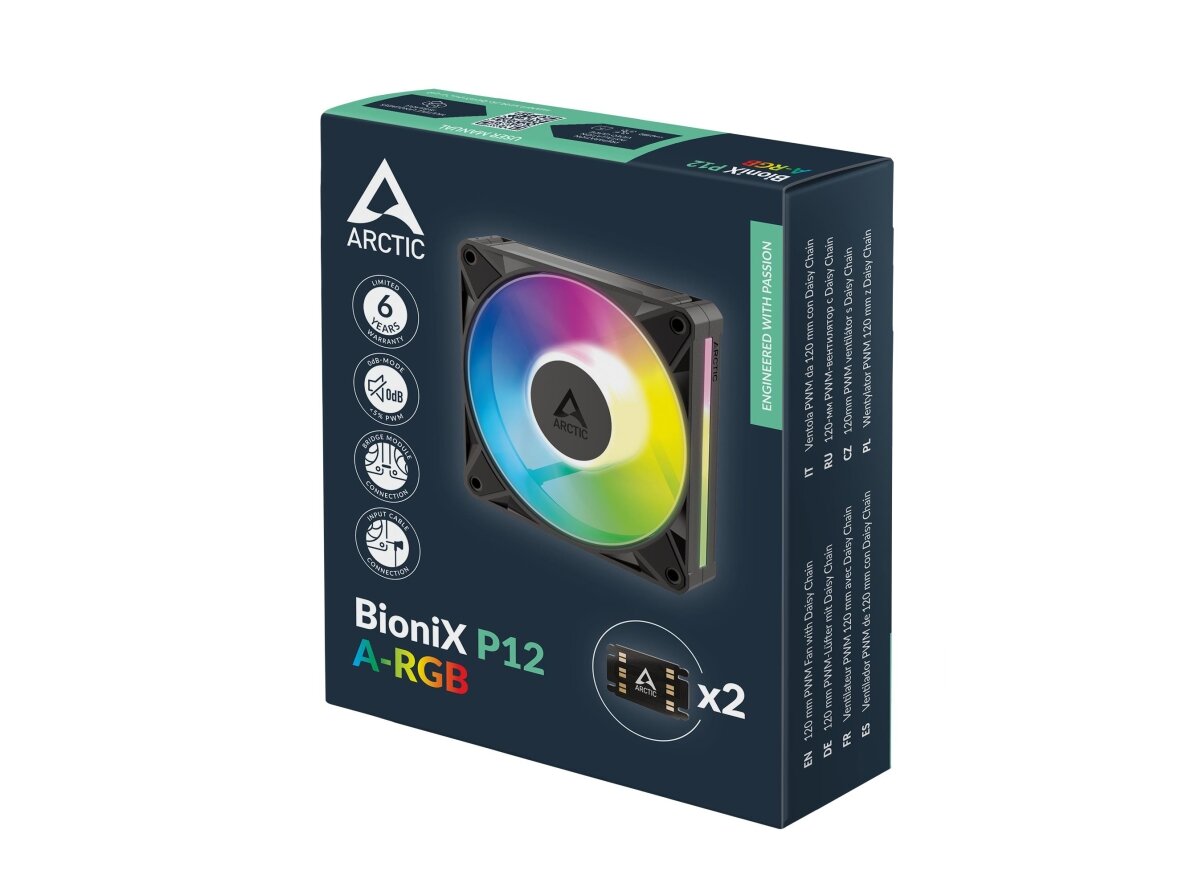 CASE FAN 120MM BIONIX P12 ARGB/ACFAN00335A ARCTIC 7