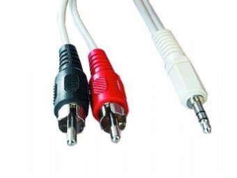 CABLE AUDIO 3.5MM TO 2RCA 5M/CCA-458-5M GEMBIRD