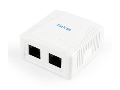 CABLE ACC MOUNT BOX 2XCAT5E/NCAC-2U5E-01 GEMBIRD