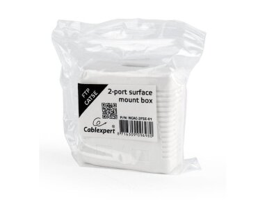 CABLE ACC MOUNT BOX CAT5E FTP/2P NCAC-2F5E-01 GEMBIRD