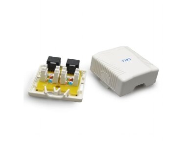 CABLE ACC MOUNT BOX CAT6 UTP/2P NCAC-2U6-01 GEMBIRD