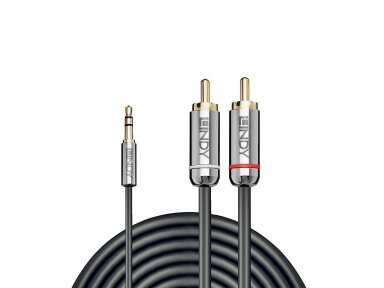 CABLE AUDIO 3.5MM TO PHONO/0.5M 35332 LINDY