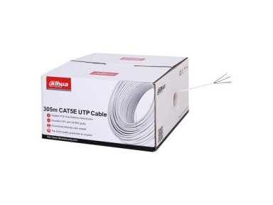 CABLE CAT5E UTP 305M WHITE/PFM920I-5EU-C DAHUA