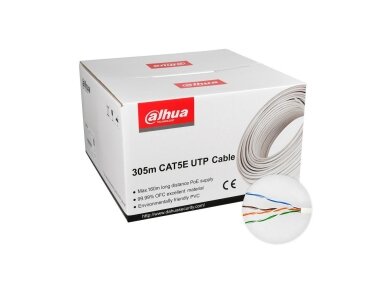 CABLE CAT5E UTP 305M WHITE/PFM920I-5EUN DAHUA