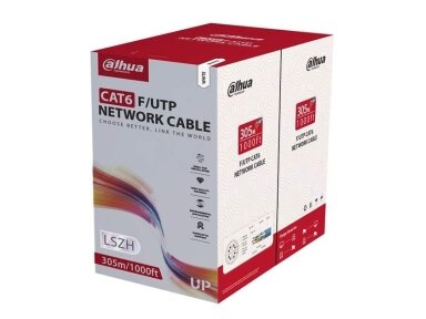 CABLE CAT6 UTP 305M WHITE/PFM923I-6FN-CD-WHITE DAHUA