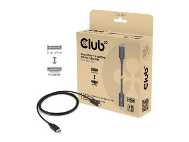 CABLE DP TO HDMI 2M/CAC-1083 CLUB3D