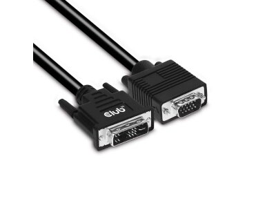 CABLE DVI-A TO VGA 3M/M/M CAC-1243 CLUB3D