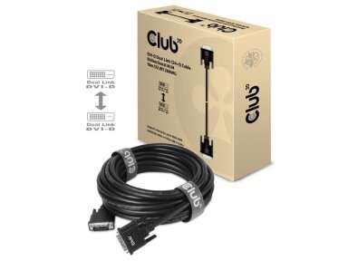 CABLE DVI-D TO DVI-D 10M/M/M CAC-1220 CLUB3D