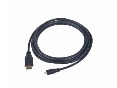 CABLE HDMI-MICRO HDMI 1.8M/V.2.0 BLK CC-HDMID-6 GEMBIRD
