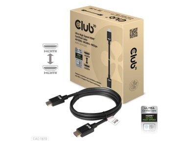 CABLE HDMI TO HDMI 1.5M/M/M CAC-1370 CLUB3D