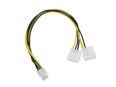 CABLE POWER ADAPTER 6PIN/2MOLEX CC-PSU-6 GEMBIRD