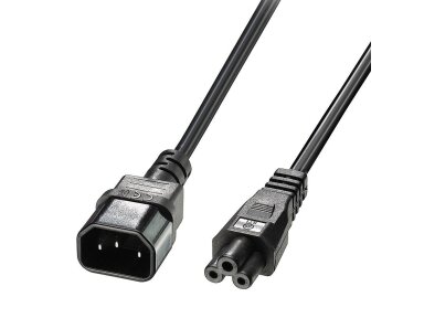 CABLE POWER IEC C14 TO IEC C5/2M 30341 LINDY