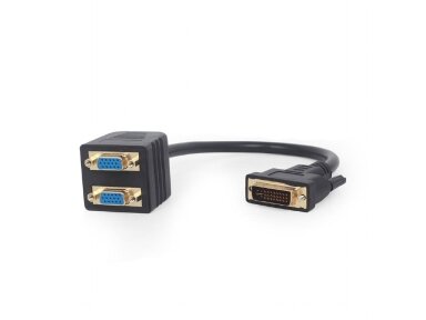 CABLE SPLITTER DVI TO DUAL VGA/A-DVI-2VGA-01 GEMBIRD