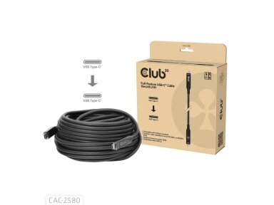 CABLE USB-C 15M/M/M CAC-2580 CLUB3D