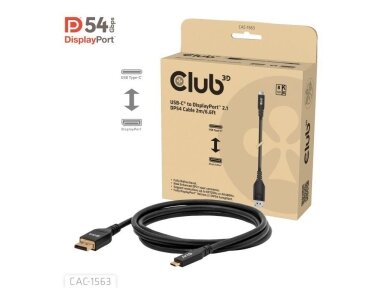 CABLE USB-C TO DP 2M/M/M CAC-1563 CLUB3D