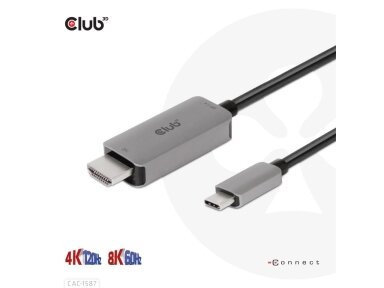 CABLE USB-C TO HDMI 3M/M/M CAC-1587 CLUB3D