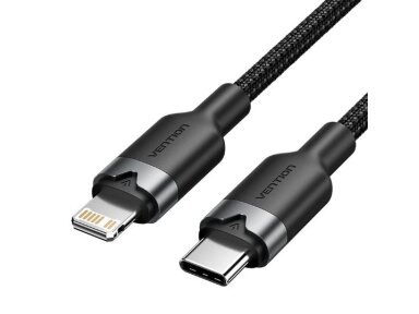 CABLE USB-C TO LIGHTNING/2M BLACK LALBH VENTION