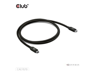 CABLE USB-C TO USB-C 1.2M/BLACK CAC-1570 CLUB3D