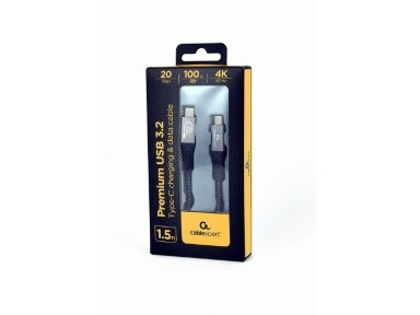 CABLE USB-C TO USB-C 1.5M/CCBP-USB3-CMCM100-1.5M GEMBIRD