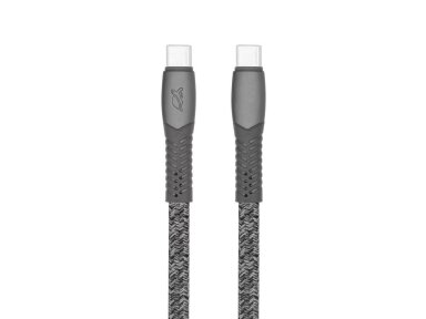 CABLE USB-C TO USB-C 2.1M/GREY PS6105 GR21 RIVACASE
