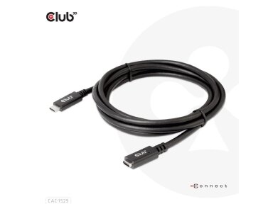 CABLE USB-C TO USB-C 2M/M/F CAC-1529 CLUB3D