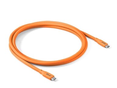 CABLE USB-C TO USB-C 2M/M/M ORANGE CAC-3000 CLUB3D