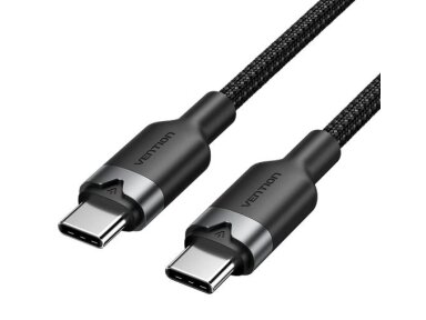 CABLE USB-C TO USB-C/1M BLACK TRDBF VENTION