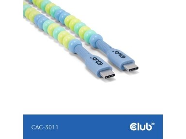CABLE USB-C TO USB-C/BLUE CAC-3011 CLUB3D