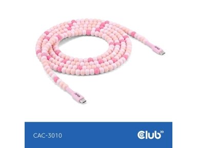 CABLE USB-C TO USB-C/PINK CAC-3010 CLUB3D