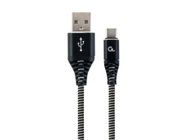 CABLE USB-C TO USB2 2M BLK/WHT/CC-USB2B-AMCM-2M-BW GEMBIRD