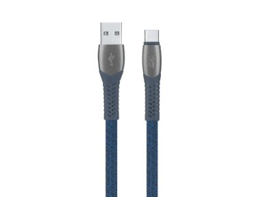 CABLE USB-C TO USB2.0 1.2M/BLUE PS6102 BL12 RIVACASE