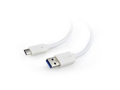 CABLE USB-C TO USB3 1M WHITE/CCP-USB3-AMCM-1M-W GEMBIRD